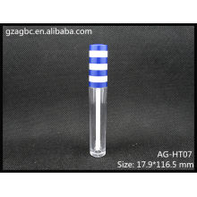 Transparent&Empty Plastic Round Lip Gloss Tube AG-HT07, AGPM Cosmetic Packaging , Custom Colors/Logo